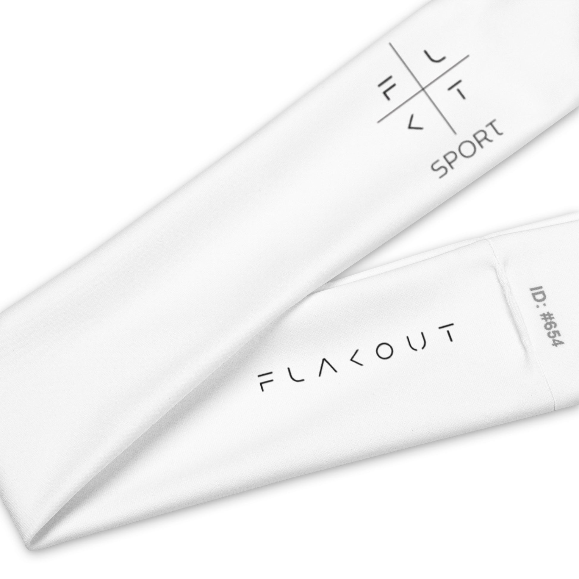 FLAKOUT Sport Unisex Headband - White - FLAKOUT