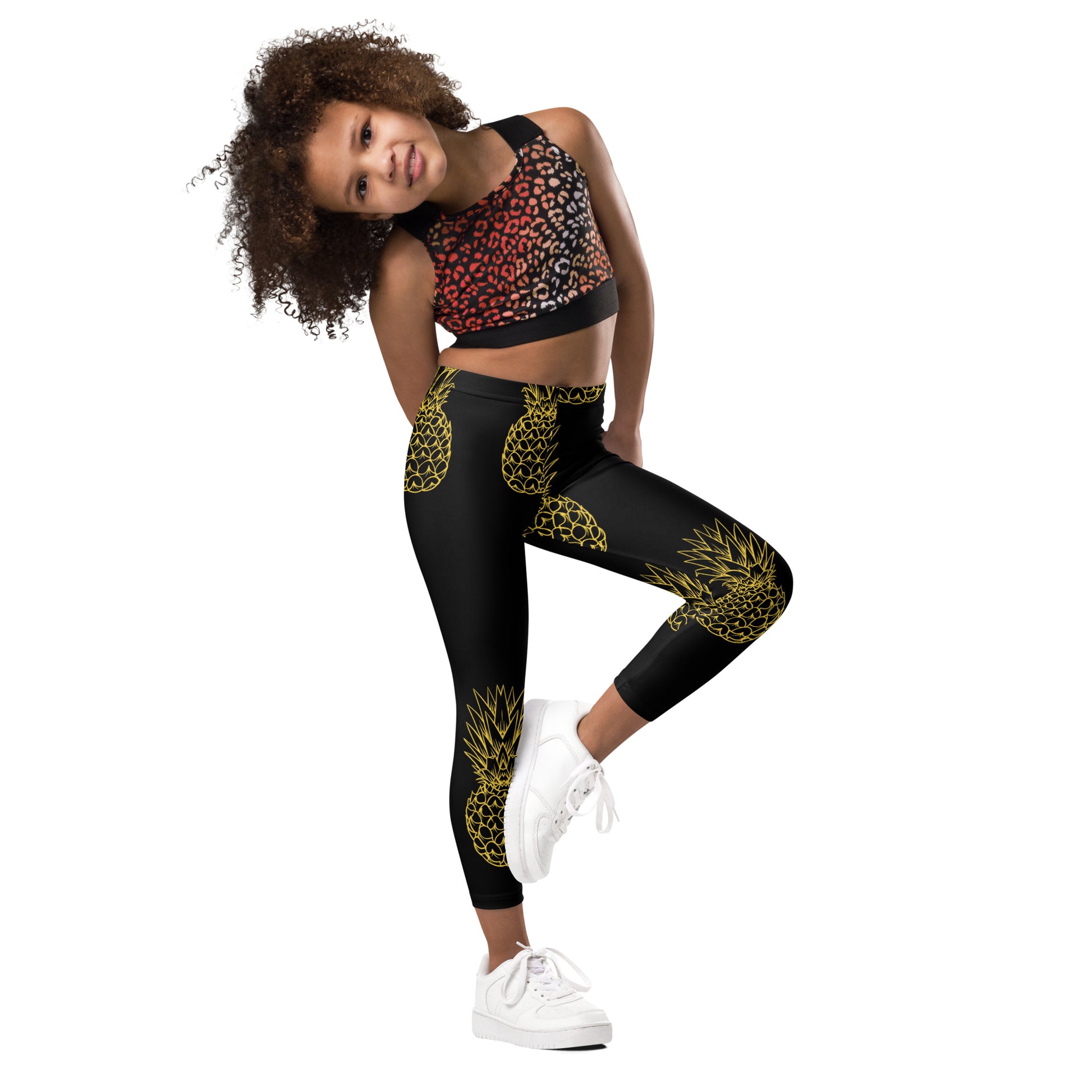 Pineapple Bliss Girl's Leggings - FLAKOUT