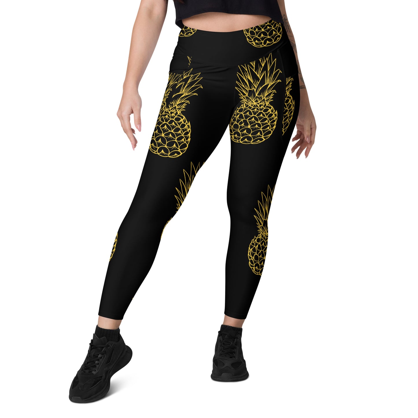 Pineapple Bliss Women's Leggings With Pockets - FLAKOUT