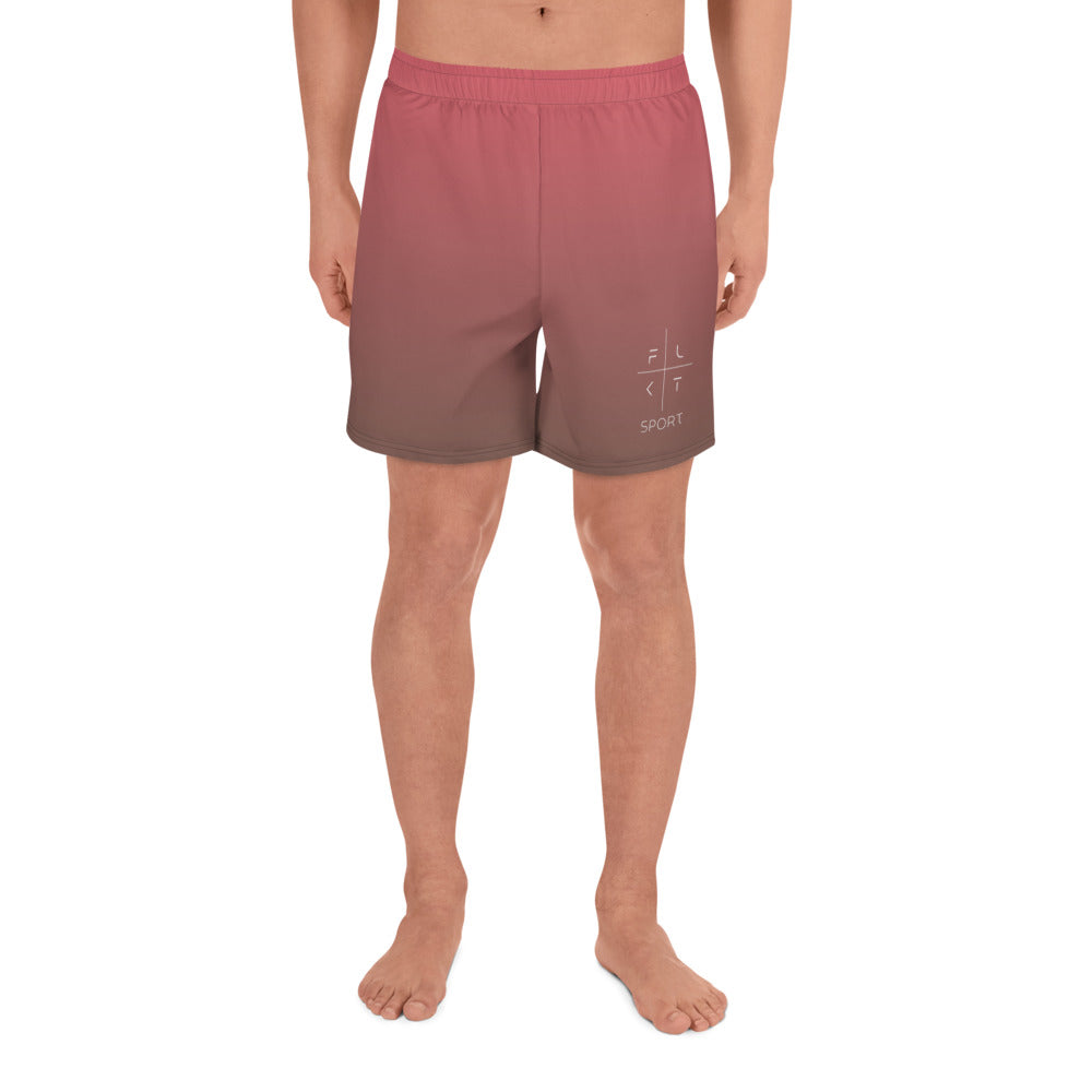 FLAKOUT Sport Rouge Fusion Men's Recycled Athletic Shorts - FLAKOUT