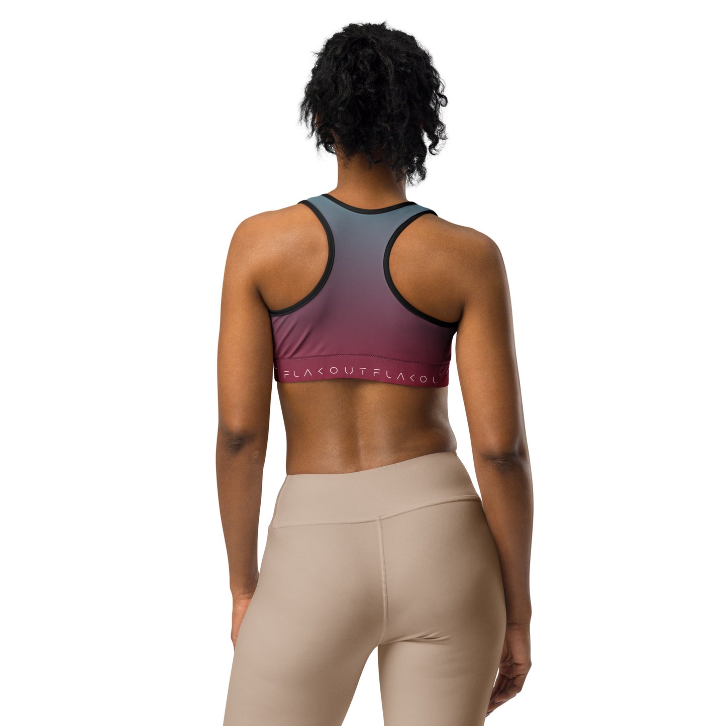 Electric Collision Women's Sports Performance Bra - FLAKOUT