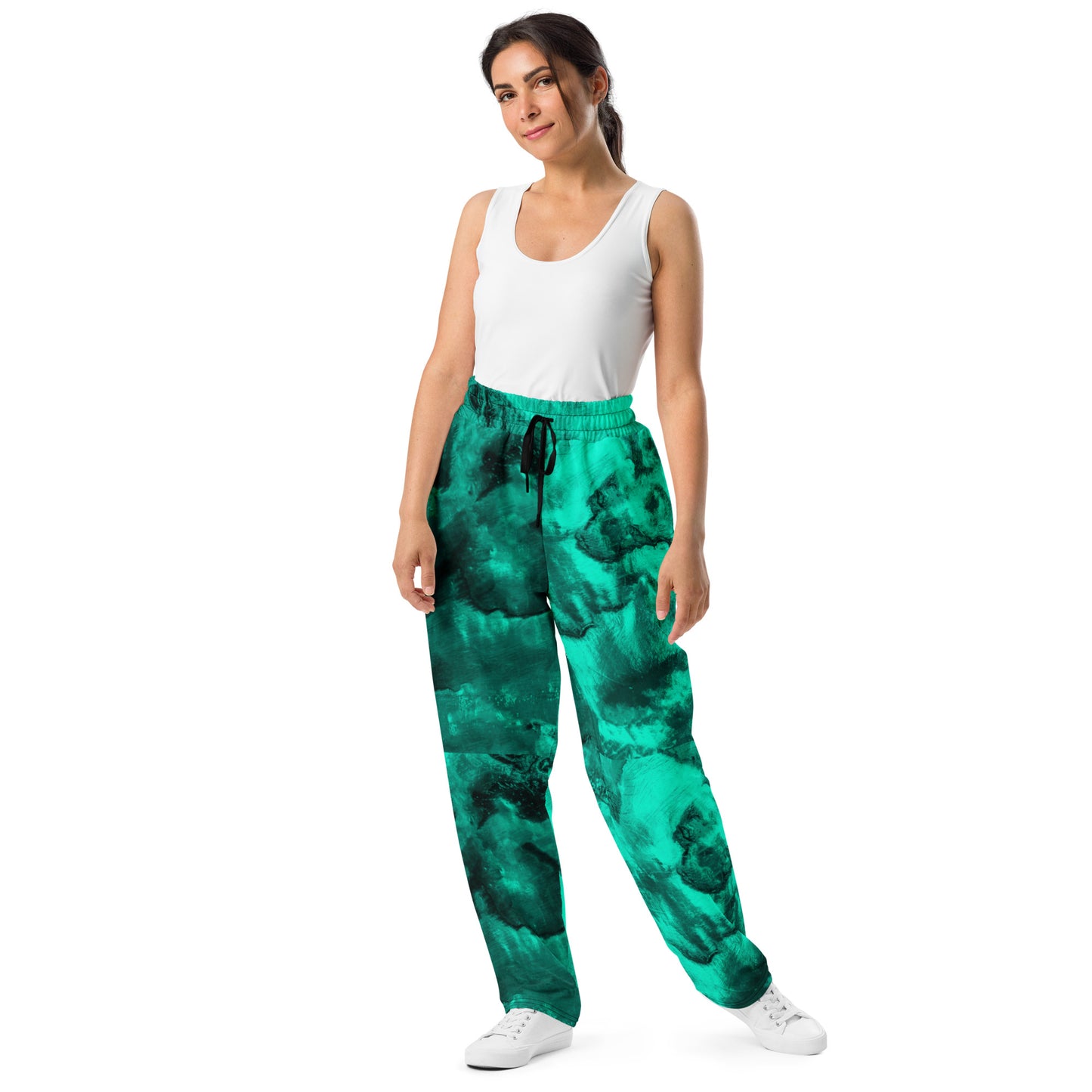 Midnight Currents Women's Wide-leg Recycled Joggers - FLAKOUT