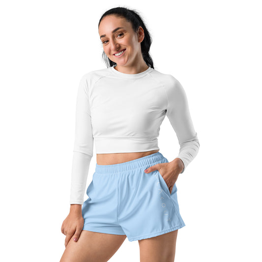 Azure Breeze Women’s Recycled Shorts - FLAKOUT