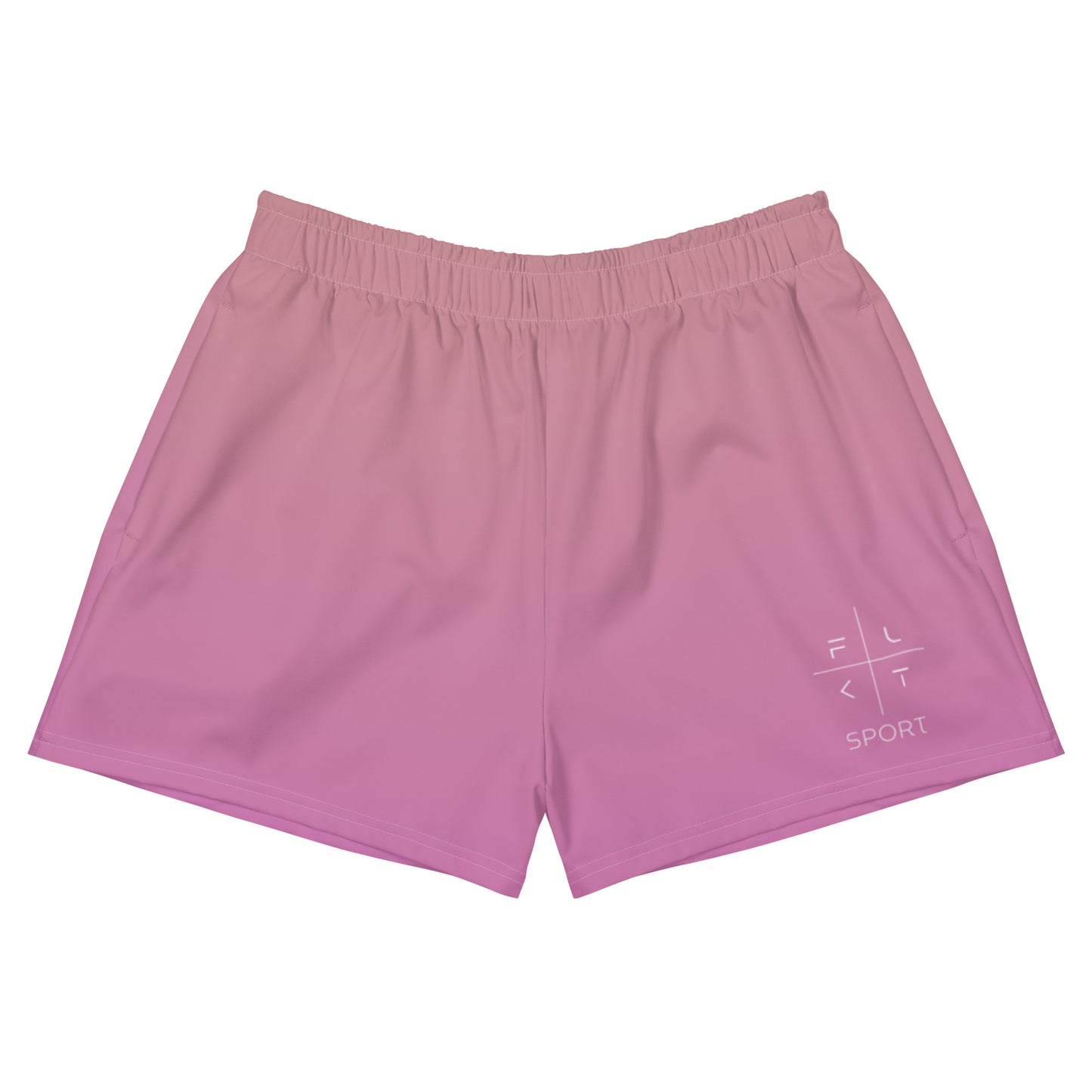 FLAKOUT Sport Rosy Twilight Women’s Recycled Athletic Shorts - FLAKOUT