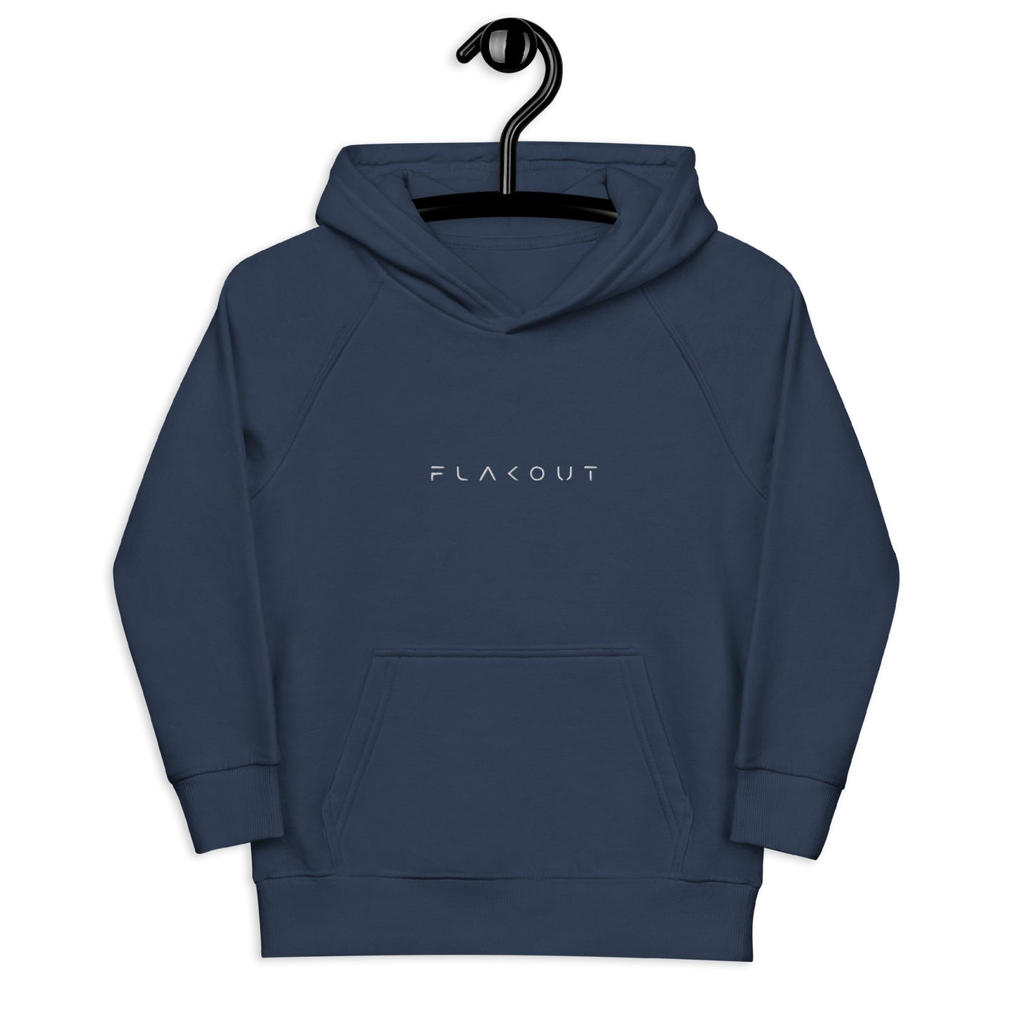 FLAKOUT Logo Embroidered Kid's Recycled Hoodie - FLAKOUT