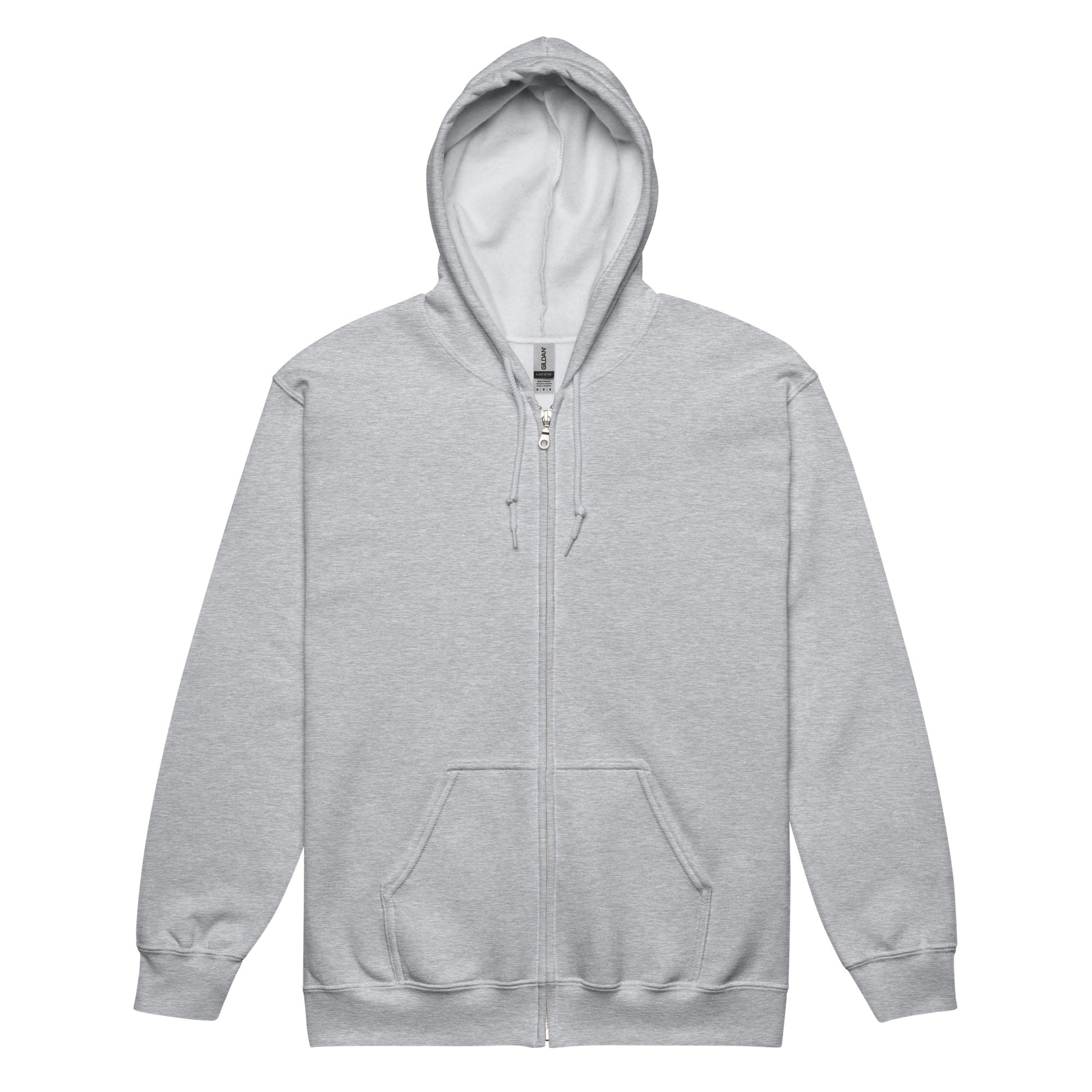 Lunar Eclipsis Heavy Harmony Fusion Zip Hoodie - Sport Grey - FLAKOUT