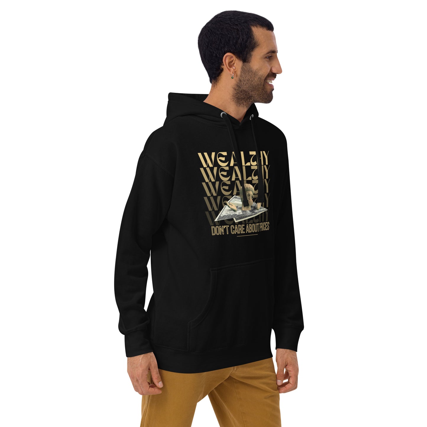 Wealthy Don't Care About Prices Unisex Hoodie - FLAKOUT