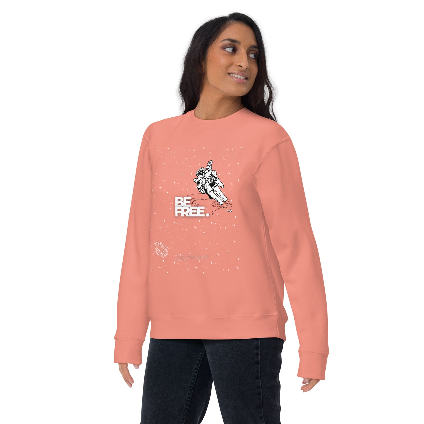 Be Free On Outer Orbit Sweatshirt - FLAKOUT