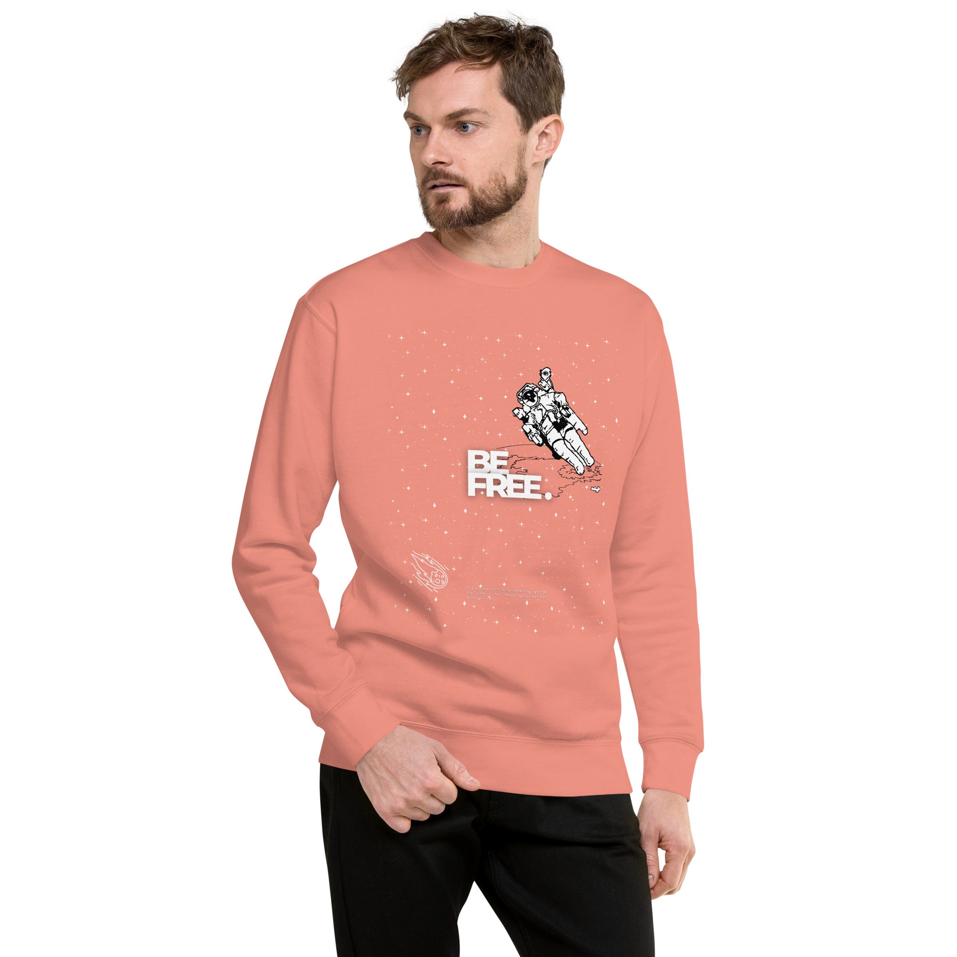 Be Free On Outer Orbit Sweatshirt - FLAKOUT