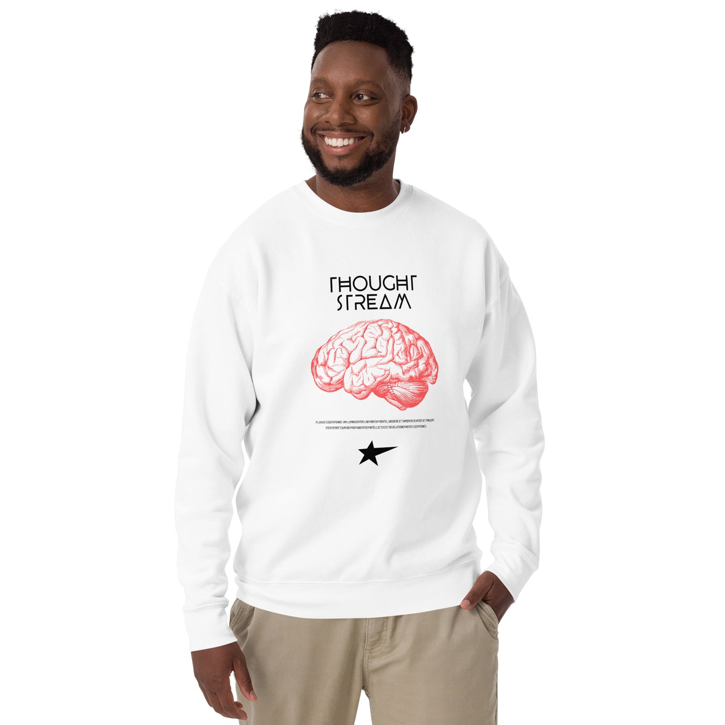 Thought Stream Unisex Fleece Sweatshirt - FLAKOUT