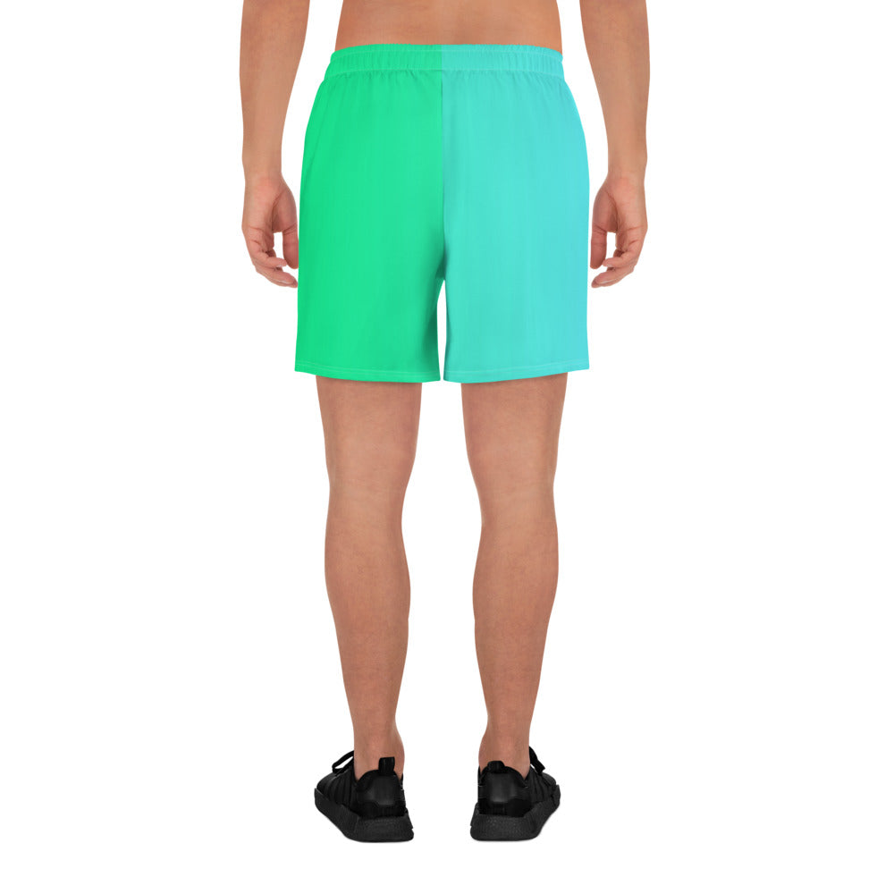 Breath Of Blue Men's Athletic Shorts - FLAKOUT