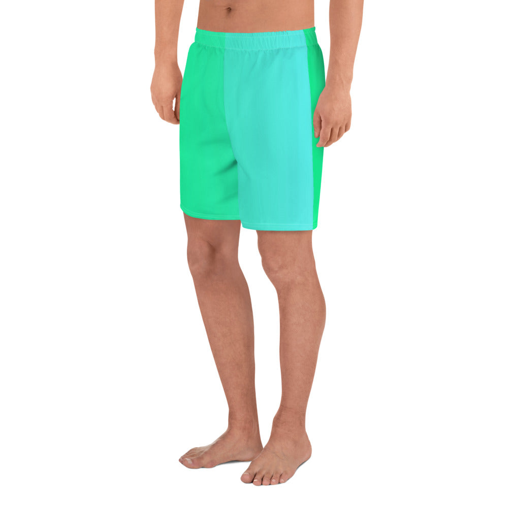 Breath Of Blue Men's Athletic Shorts - FLAKOUT