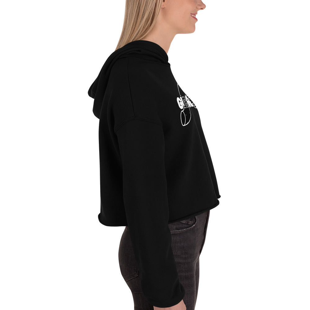 Gorgeous Opulent Allure Women's Crop Hoodie - FLAKOUT